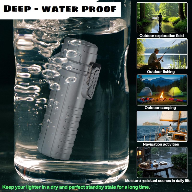 Outdoor EDC Waterproof Lighter Case Cover Sleeve for BIC Regular