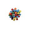 GLOREX Wooden Cubes, Multicolored, 15 mm
