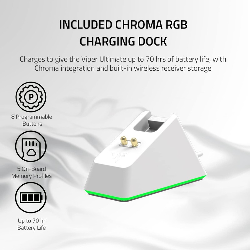 Razer Viper Ultimate Lightweight Wireless Gaming Mouse & RGB Charging
