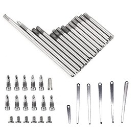 Jiayouy Clarinet Repair Tool Kit 14pcs Key Rollers + 6pcs Clarinet Springs + 21 Screws Bb Clarinet Woodwind Instrument Replacement Accessories