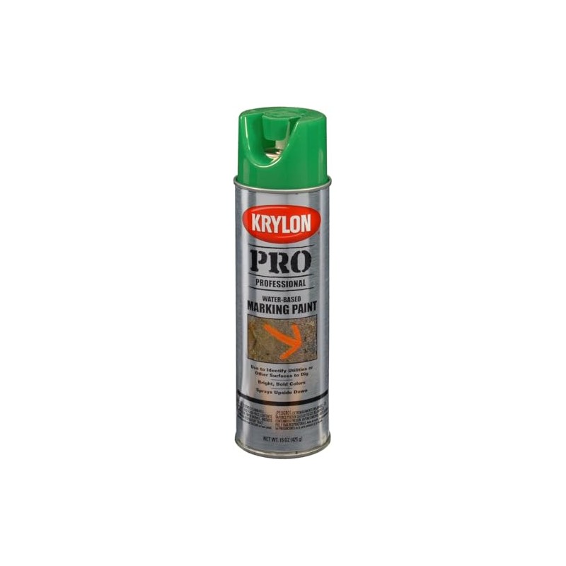 Krylon K07322007 Fluorescent Neon Green Water Based Marking Paint -