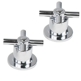 CNX Meer Faucets - Manerales para Regadera Tipo Cruceta con Chapeton (Cromado)