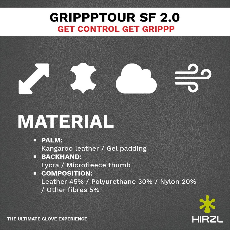 HIRZL Grippp Tour SF 2.0 (Black, XL)