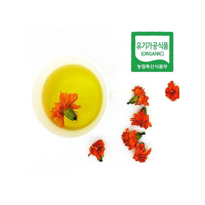 [유기농] 전남 여수 메리골드 꽃차 13g대 [Organic] Jeonnam Yeosu Marigold