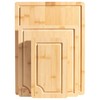 Bamboo Cutting Board Set of 3, Wood Cutting Boards with