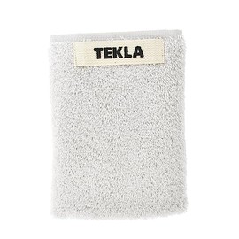 TECLA TERRY TOWELS SOLID Face Towel, 11.8 x 11.8 inches (30 x 30 cm), Lunar Rock (Light Gray)