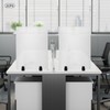 Desk Privacy Panels 2PCS Desk Dividers Office Partitions Clamp-on Acrylic