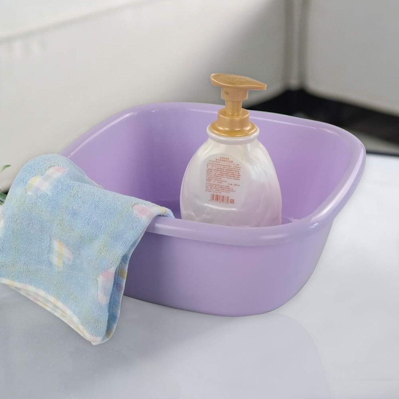 EudokkyNA 3-pack Plastic Wash Basin, 8 Quart Washing Up Bowl