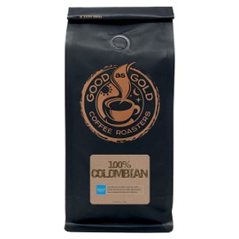 Colombian Supremo Coffee, Medium Roast, 12 Ounce Bag, Whole Bean - Good As Gold Coffee Roasters
