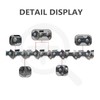 NIUBGONER 20" Chainsaw Guide Bar and Chain,Replacement Chainsaw Guide Bar