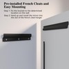 Frameless Bathroom Mirror, 18" x 26" Beveled Wall Mirror