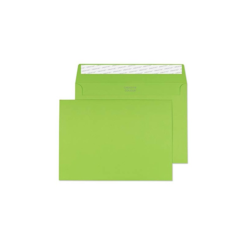 Blake Creative Colour 45307 Farbige Briefumschläge Haftklebung Limetten Grün C5