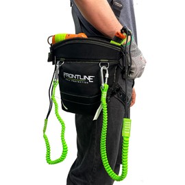 Frontline TP10 10 lbs ToolGrip™ Tool Pouch with Tool D-Rings | Tool Slots | Double Zipper Closure | Tunnel Belt Loop