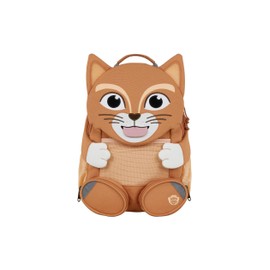 Affenzahn Big Friend Nursery Backpack for 3-5 Years Nursery, Functional 8 L, Cat - Brown, Unit size, Rucksack