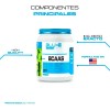 Suplementoaminoacidos Bcaas Blu-e 1kg Sabores 100 Servicios