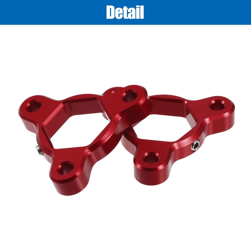 Motoforti 19 mm Red Aluminium Alloy Racing Motorcyclist CNC Fork