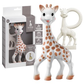 Sophie la girafe, Award Set | Includes Sophie la girafe, a Sophie la girafe Mini Teether & Photo Instructions | Handcrafted for 60 Years in France | Natural Rubber | Designed for Teething Babies