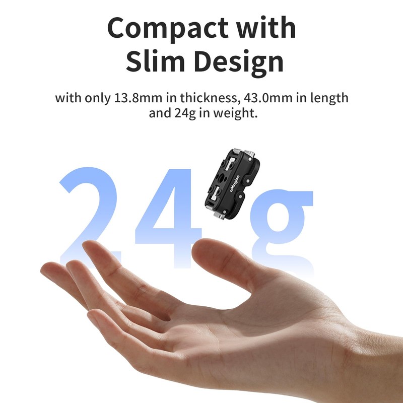 Compatible with GoPro Hero13 12 11 10 9/11 Mini/MAX Magnetic