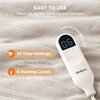 Bedsure Electric Blanket Full Size - Soft Flannel Heated Blanket,