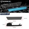 POPMOTORZ Ice Blue LED Side Marker Lights Assembly Compatible With