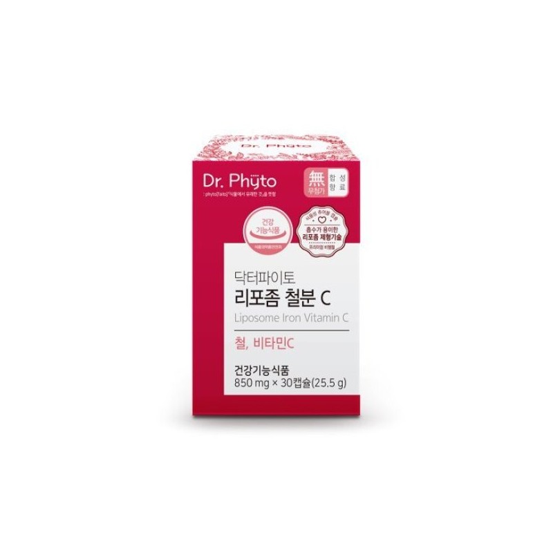 닥터파이토 리포좀 철분 C 3+1박스(4개월) Doctor Phyto Liposome Iron C