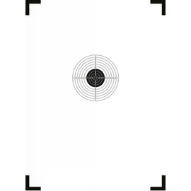 Accurize Front Shooting Targets (Pistol 25m ISSF 9.65/5m)