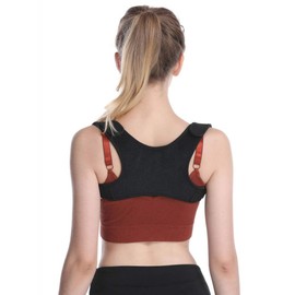 fushang Corrector de Postura corrección de Postura de Espalda para Mujeres Hombres, alivio de el dolor de espalda, hombros y cuello Faja ajustable para Postura de Espalda, Hombro y Cuello (M)