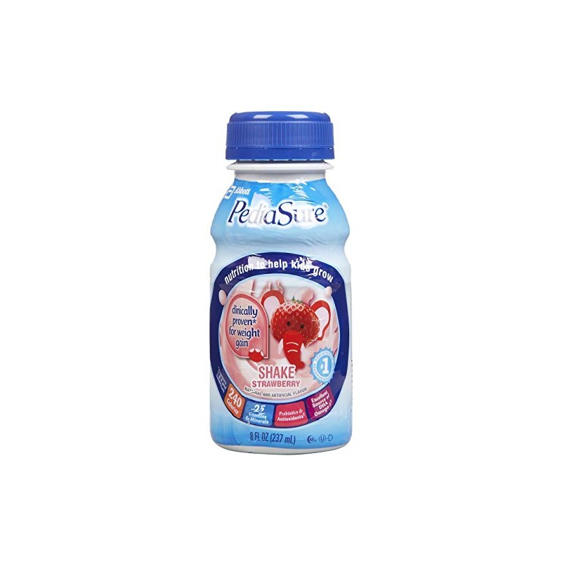 PediaSure Strawberry Shake Nutritional Drink 6 pk (Pack of 4)