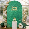 Party Village 7.2ft Green Leaf Pattern Spandex Fitted Wedding Arch