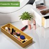 guiogc Bamboo Drawer Silverware Organizer, Utensil Organizer, Bamboo Storage Box