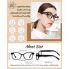 MARE AZZURO Reading Glasses 2.75 Women, Black Classic Readers 275