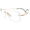 Circleperson Rimless Titanium Eyeglass frames Men Hingeless Light weight 55-18-140,