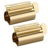 Toothpaste Squeezer 2 Pack - Metal Tube Squeezer Stainless Steel
