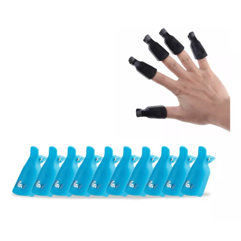 Reusable Keeper 10 Pinzas De Plastico Para Retiro De Gel