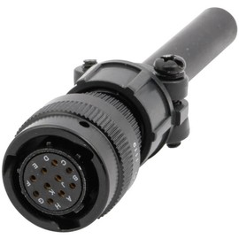 Amphenol 62IN 16A 12 8S/6A Round Plug Socket, Straight Total Number of Poles: 8 Series (Circular Connector): 62IN 1 Piece