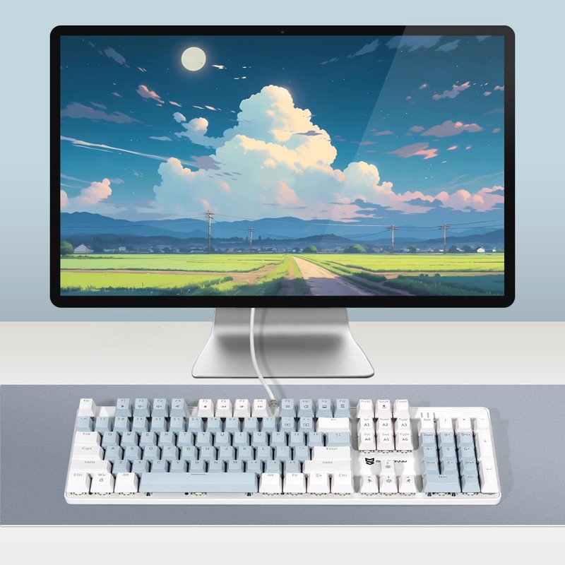 Merdia Mechanical Keyboard Gaming Keyboard | Blue Switch, Blue Color