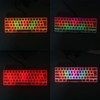61 Keys Mechanical Keyboard RGB Backlight Colorful Keycaps Mini Wired
