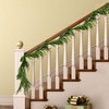 Christmas Norfolk Pine Garland, 9Ft/2.7m Real Touch Pine Garland, Lifelike