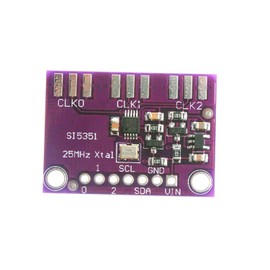 ICQUANZX CJMCU-5351 Si5351A Si5351 I2C 25MHz Controller Clock Generator Breakout Board 8KHz to 160MHz 3-5VDC for Arduino