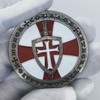 Knight Templar Challenge Coin Red Cross Religious Coin Inspirational Collection