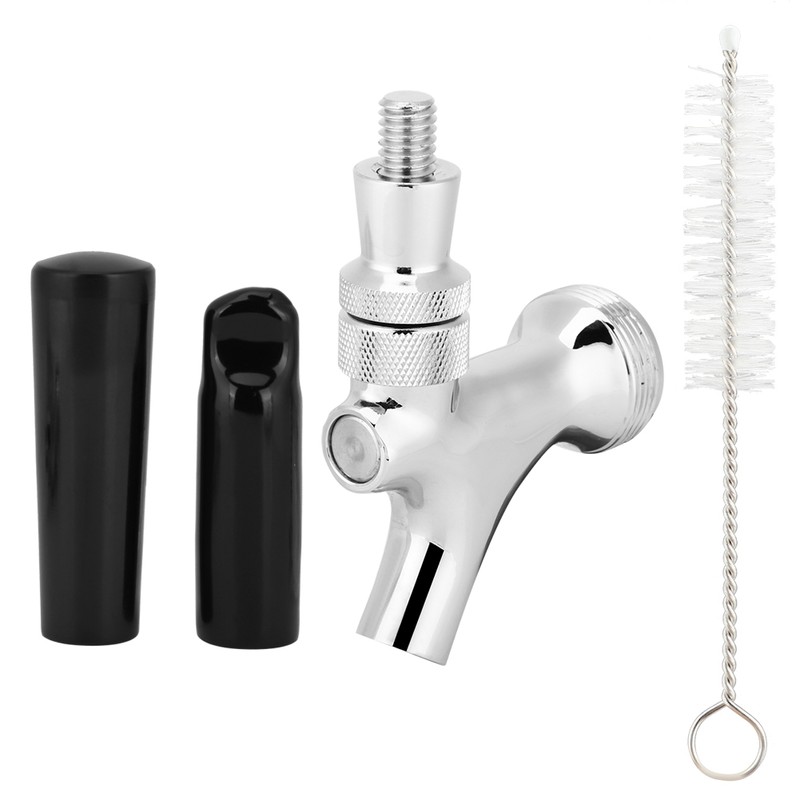 Brass Beer Faucet Tap Dispenser with Brush Dust Cover Beer