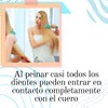 Trio Cepillo Acordeon Desenrredante Cabello Peine Cuidado del Cabello de