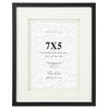 Fabian Clarke London® Black Wooden Picture Photo Frame with Off