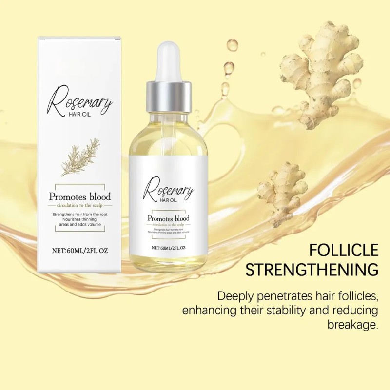 Aceite Esencial Romero For El Cuidado Del Cabello, Paquete .