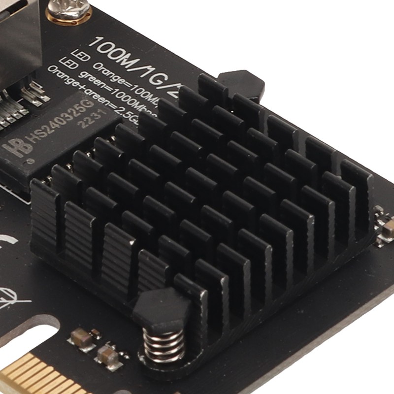 PCIe Ethernet Card 10 100 1000 2.5Gbps RJ45 Port Wake