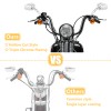 XR Pair Chrome Rear View Mirrors For Harley Touring Street