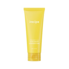 IRECIPE Ceramide Yuzu Weak Acidity Foam Face Wash | Hypoallergenic Face Wash While Protecting Moisture | 5.1 fl oz (150 ml) + 1.0 fl oz (30 ml) Eye Recipe