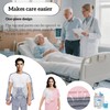 LAROTSUBA Summer Cotton Bedridden Patient Clothing,Disability Clothing With Fully Open