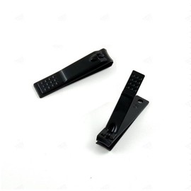 All-black carbon steel nail clippers with excellent cutting power, wear resistance, and rust-free nail care tool remover / 올블랙 탄소강 손톱 발톱 깎이 우수한 커팅력 내마모성 녹없는 네일 케어 관리 도구 리무버