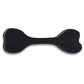 Pro-Tuff Decals 1" Die-Cut Black Bone Award Decals (96 Decals) Dogs Dawgs Bulldogs 20 mil Cut-to-Shape